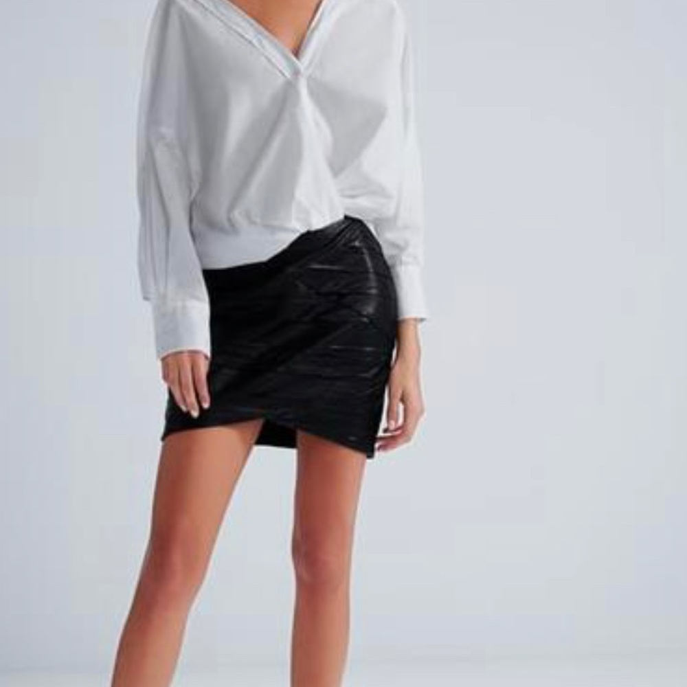 Zara Leather Skirt
